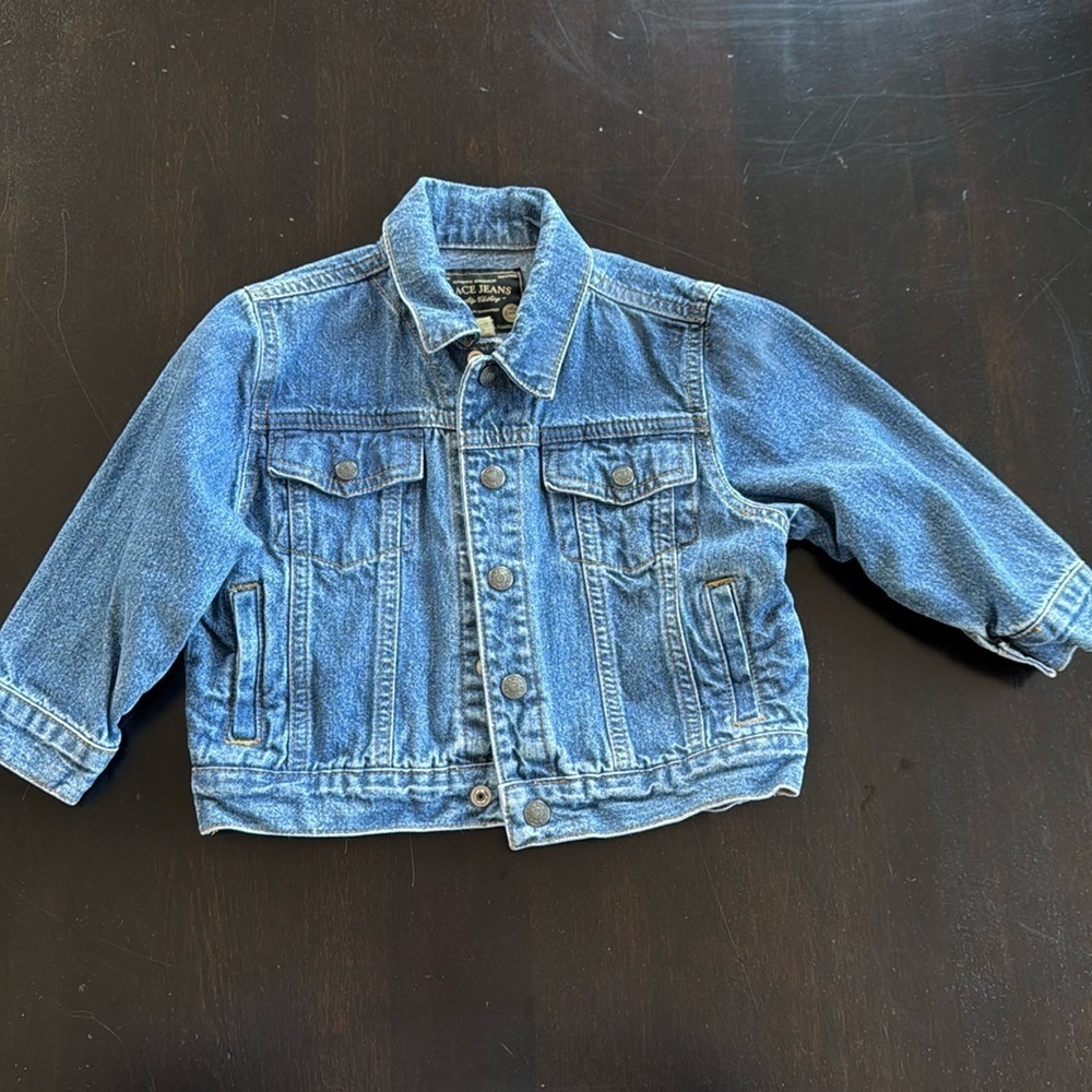 Place Jeans - Jaws printed Jean jacket size 3T